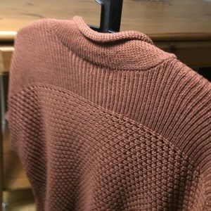 Open crochet cardigan